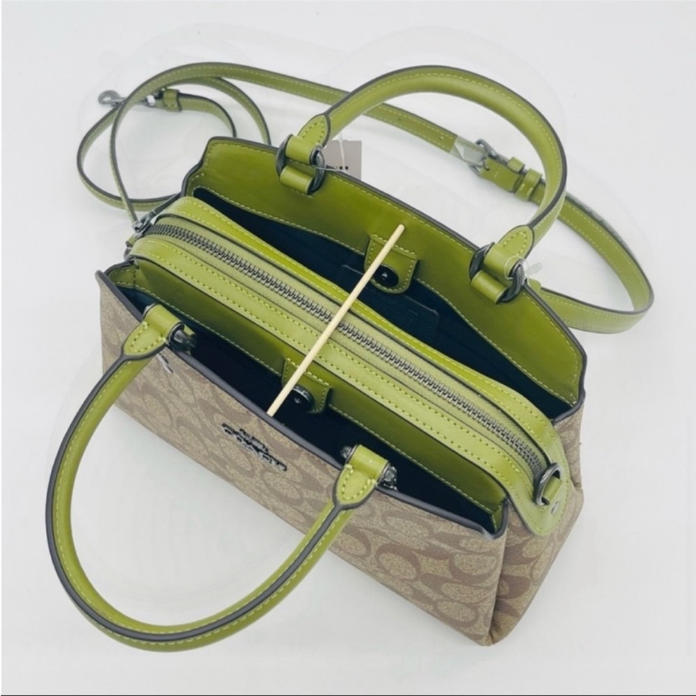 🍀 Coach Mini Lillie Satchel Crossbody Satchel 
Bag Leather - Picture 11 of 13